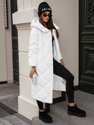 Γυναικείο μπουφάν λευκό OZONEE JS/5M3173/281Z