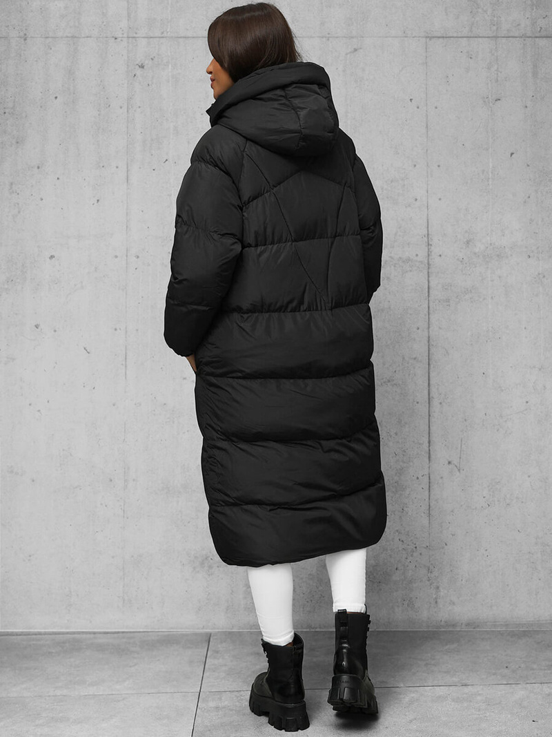 Γυναικείο μπουφάν μαύρο OZONEE JS/5M3163/392Z