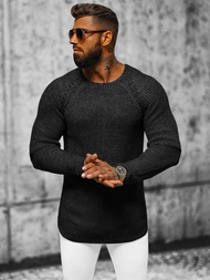 Ανδρικό πουλόβερ μαύρο OZONEE L/2492