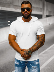 Ανδρικό μπλουζάκι λευκό OZONEE JS/8T89/1