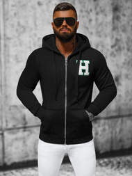 Ανδρικό Φούτερ με kουκούλα μαύρο OZONEE NB/MF2006