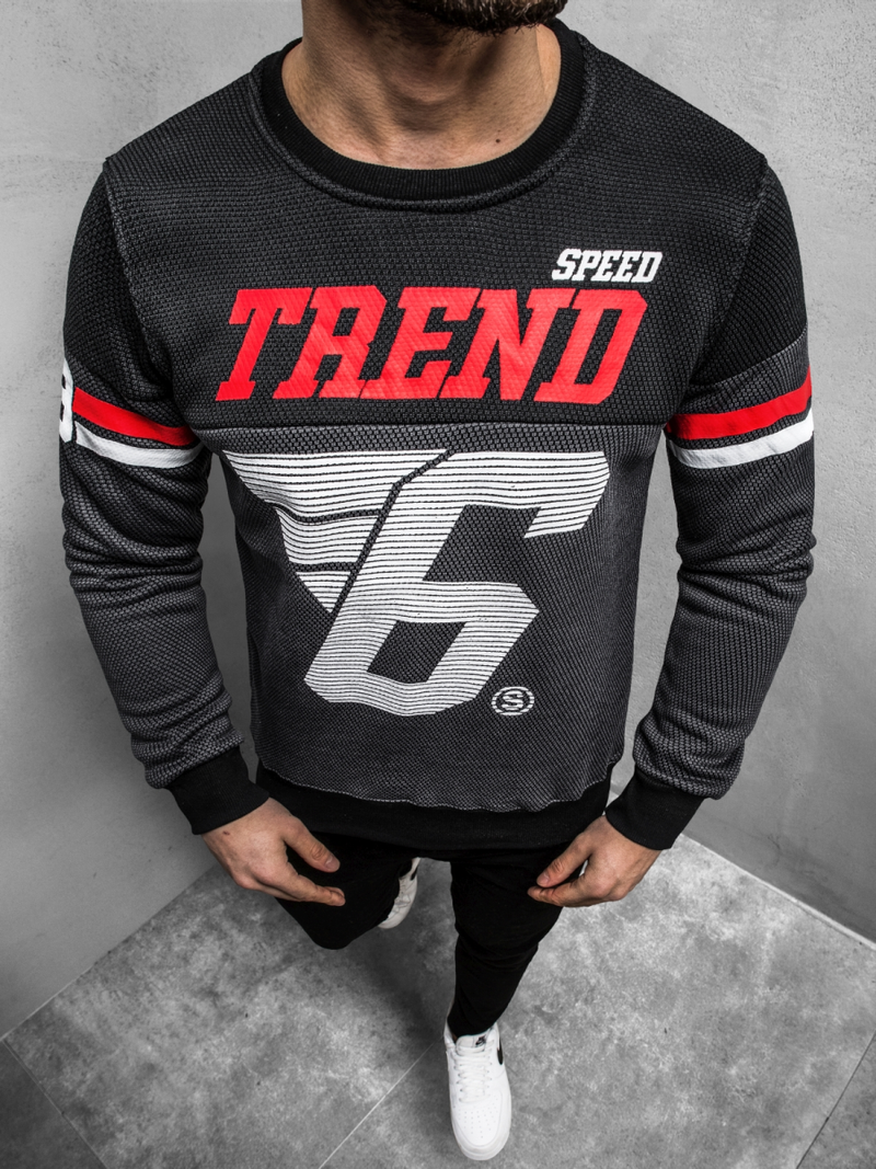 Ανδρικό Φούτερ γραφίτη OZONEE JS/DD752Z