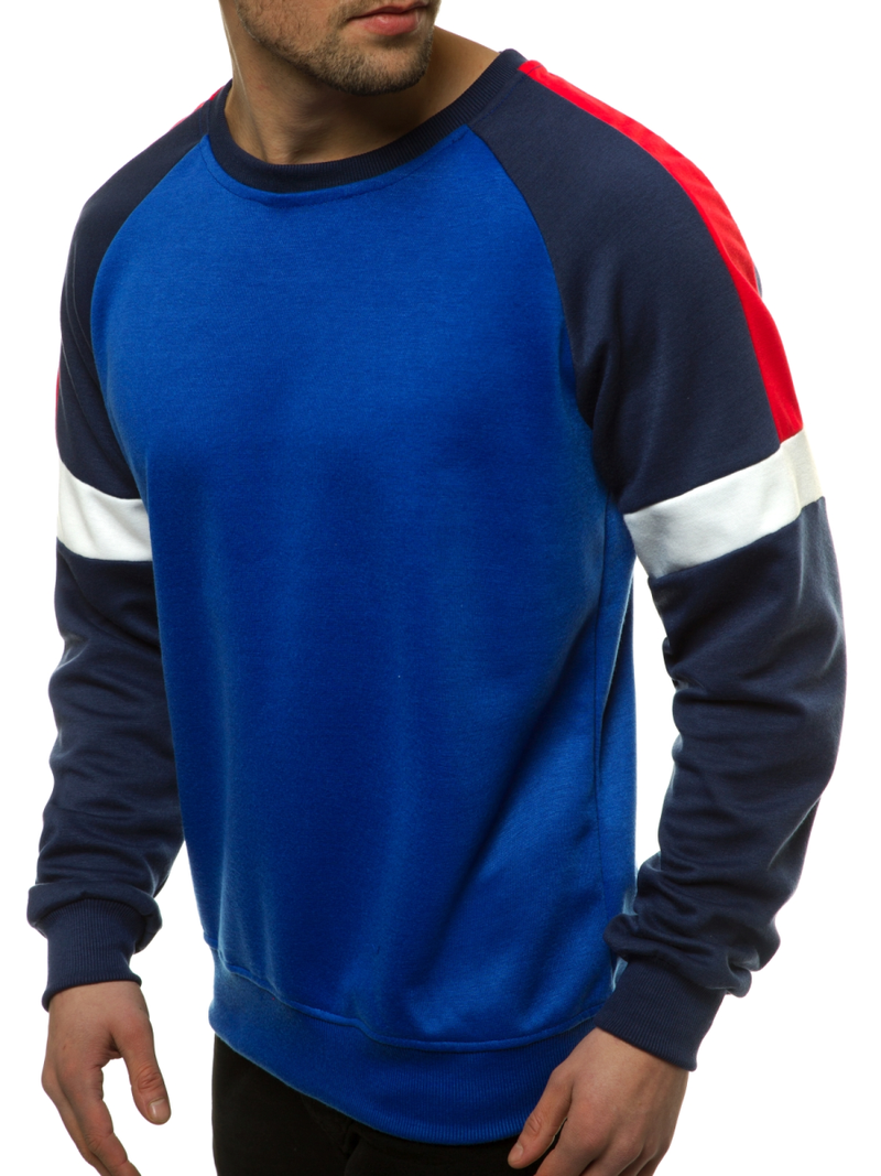 Ανδρικό Φούτερ μπλε OZONEE JS/JZ11038