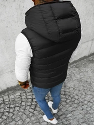 Ανδρικό αμάνικο μπουφάν μαύρο OZONEE JS/M805/392