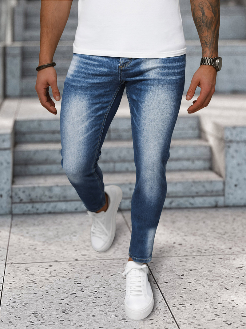 Ανδρικό τζιν παντελόνι μπλε OZONEE NB/MP0199BC