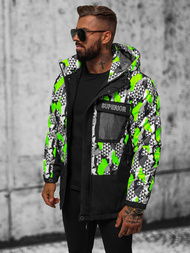 Ανδρικό μπουφάν καμουφλάζ-πράσινο OZONEE JS/M36/406