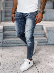 Ανδρικό τζιν παντελόνι mπλε OZONEE NB/MP0045B