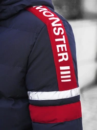 Ανδρικό χειμερινό μπουφάν ναυτικό μπλε OZONEE JS/M8103