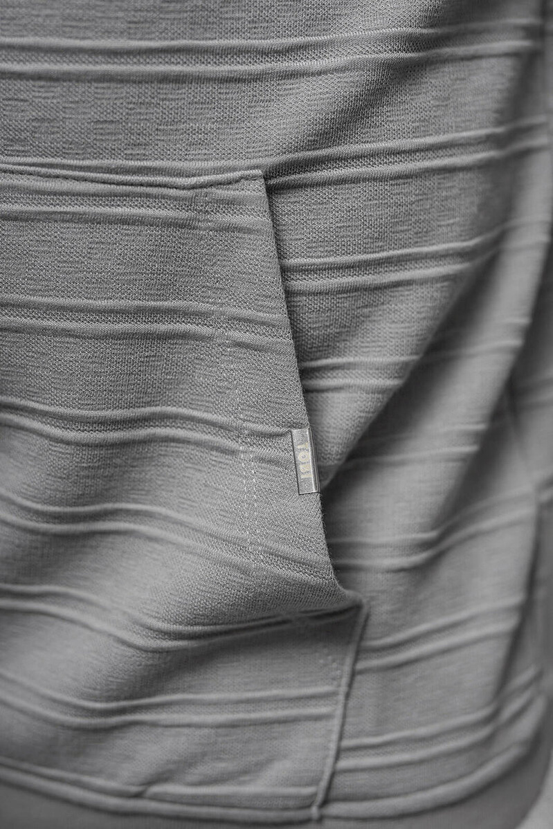 Ανδρικό Φούτερ με Κουκούλα Γκρί OZONEE O/TB2272