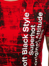 Ανδρικό μπλουζάκι Κόκκινο OZONEE JS/SS10920