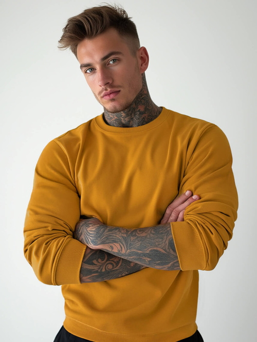 Ανδρικό Φούτερ κάμελ OZONEE JS/2001-10Z