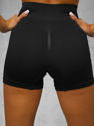 Κοντό μαύρο γυναικείο κολάν OZONEE O/ZL-037