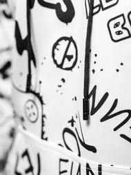 Ανδρικό Φούτερ με Kουκούλα λευκό OZONEE JS/8B1227/1