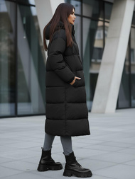 Γυναικείο μπουφάν μαύρο OZONEE JS/5M3163/392Z