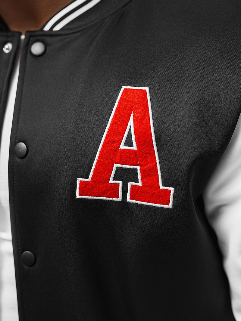 Ανδρικό φούτερ μαύρο OZONEE JS/8B1157/3