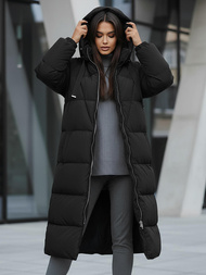 Γυναικείο μπουφάν μαύρο OZONEE JS/5M3163/392Z