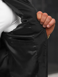 Ανδρικό αμάνικο μπουφάν μαύρο OZONEE JS/31M5063/392