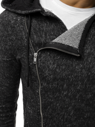 Ανδρικό Φούτερ μαύρο OZONEE B/171693Z