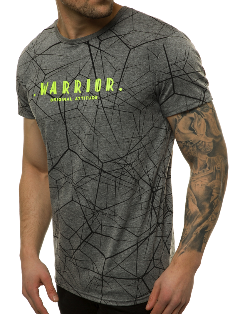 Ανδρικό μπλουζάκι γραφίτη OZONEE JS/SS10935