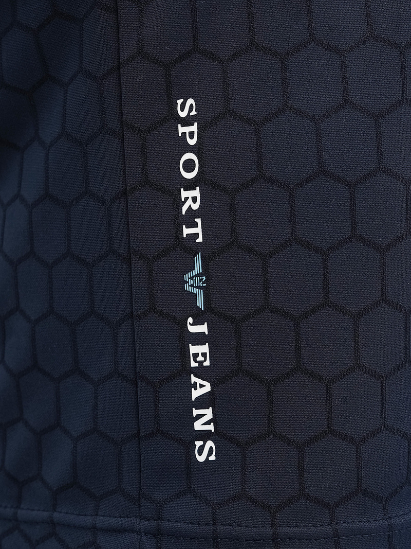 Ανδρική μπλούζα polo ναυτικό μπλε OZONEE O/QQ922