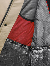 Ανδρικό χειμερινό μπουφάν μπεζ OZONEE JS/22M322/62