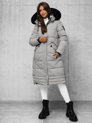 Γυναικείο μπουφάν Γκρί OZONEE O/W377