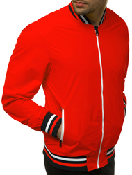 Ανδρικό Μπουφάν Bomber Κόκκινο OZONEE N/6197