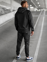 Ανδρικό σετ φόρμας μαύρο OZONEE JS/8C1967/3