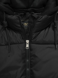 Γυναικείο μπουφάν μαύρο OZONEE JS/16M9187/392