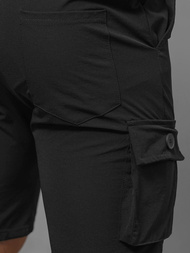 Ανδρικό σόρτς chino μαύρο OZONEE T/DC469Z