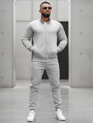 Ανδρικό σετ φόρμας γκρι OZONEE JS/68C10385/2