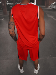 Ανδρικό σετ μπάσκετ Κόκκινο OZONEE JS/68C10169Z