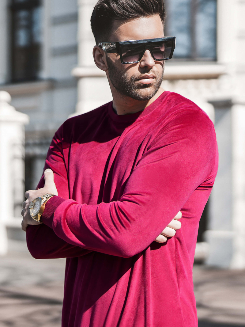 Ανδρικό σετ φόρμας mαρόν OZONEE O/12130Z