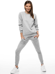 Γυναικείο παντελόνι φόρμας γκρι OZONEE JS/CK01