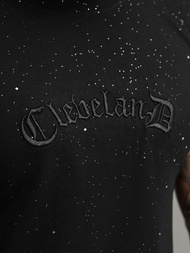 Ανδρικό μπλουζάκι μαύρο OZONEE O/QQ1386