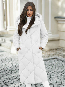 Γυναικείο μπουφάν λευκό OZONEE JS/5M3173/281Z