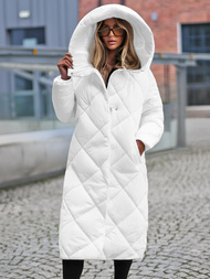 Γυναικείο μπουφάν λευκό OZONEE JS/5M3173/281Z