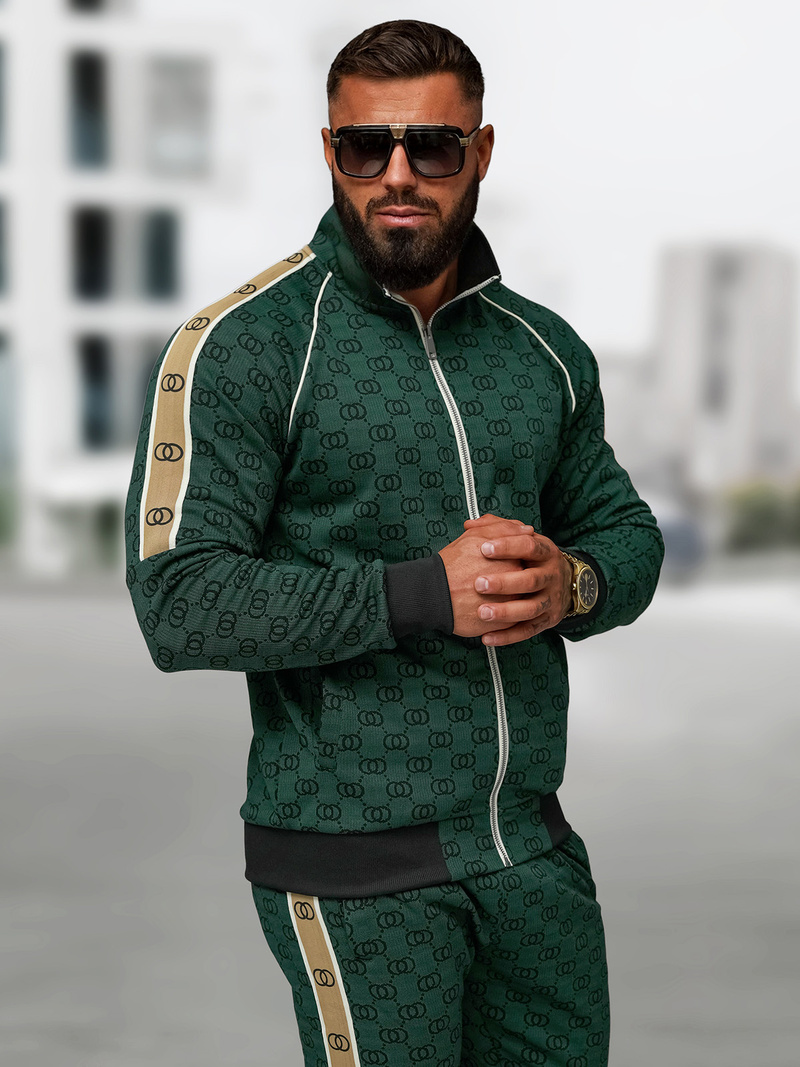 Ανδρικό σετ φόρμας Πράσινος OZONEE O/FF5110AB