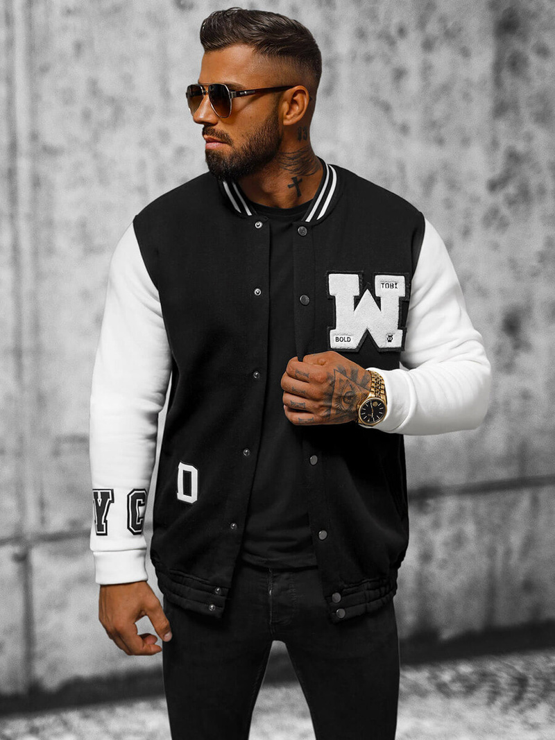 Ανδρικό Φούτερ μαύρο OZONEE O/TB9127