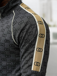 Ανδρικό σετ φόρμας μαύρο OZONEE O/FF5110AB