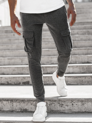 Ανδρικό παντελόνι φόρμας γραφίτη OZONEE C/316