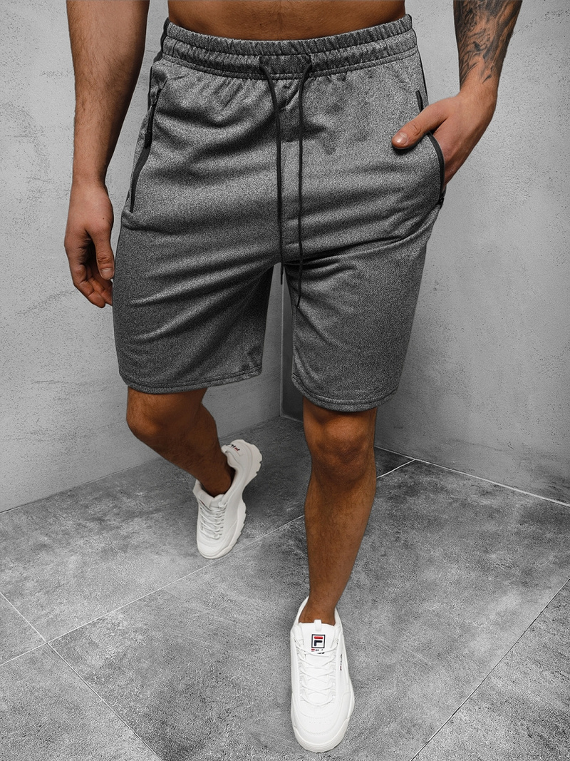 Ανδρικό σόρτς φόρμας Γραφίτης OZONEE JS/68025