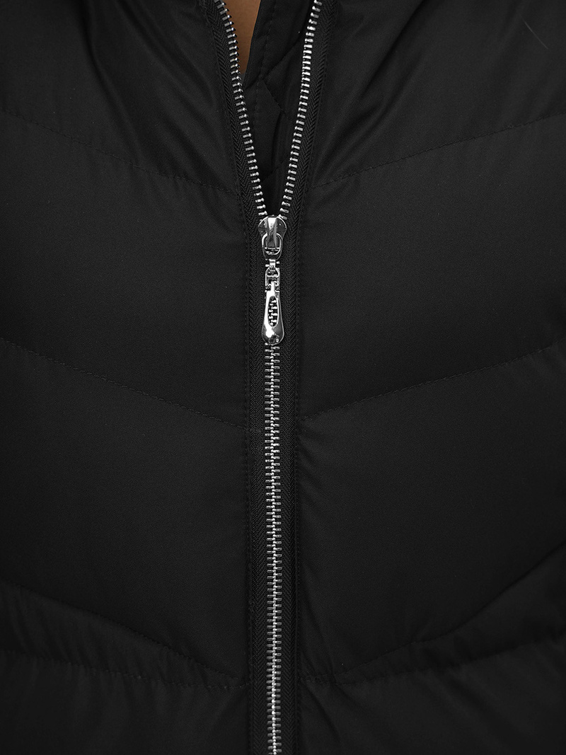 Γυναικείο χειμερινό μπουφάν μαύρο OZONEE JS/M736/392Z