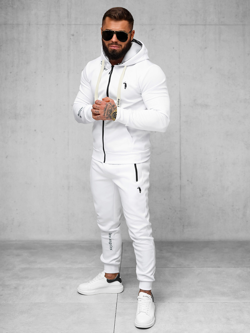 Ανδρικό σετ φόρμας λευκό OZONEE O/LN11675