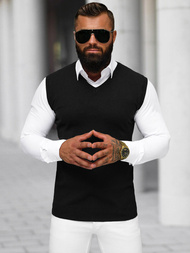 Ανδρικό πουλόβερ μαύρο OZONEE NB/MM6005/4Z