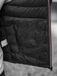 Ανδρικό μπουφάν μαύρο OZONEE JS/SM71