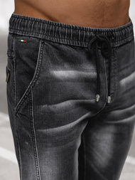 Ανδρικό παντελόνι jogger mαύρος OZONEE NB/MP0115N