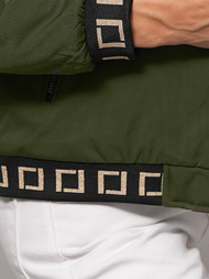 Γυναικείο μπουφάν Σκούρο πράσινο OZONEE JS/16M9083/136