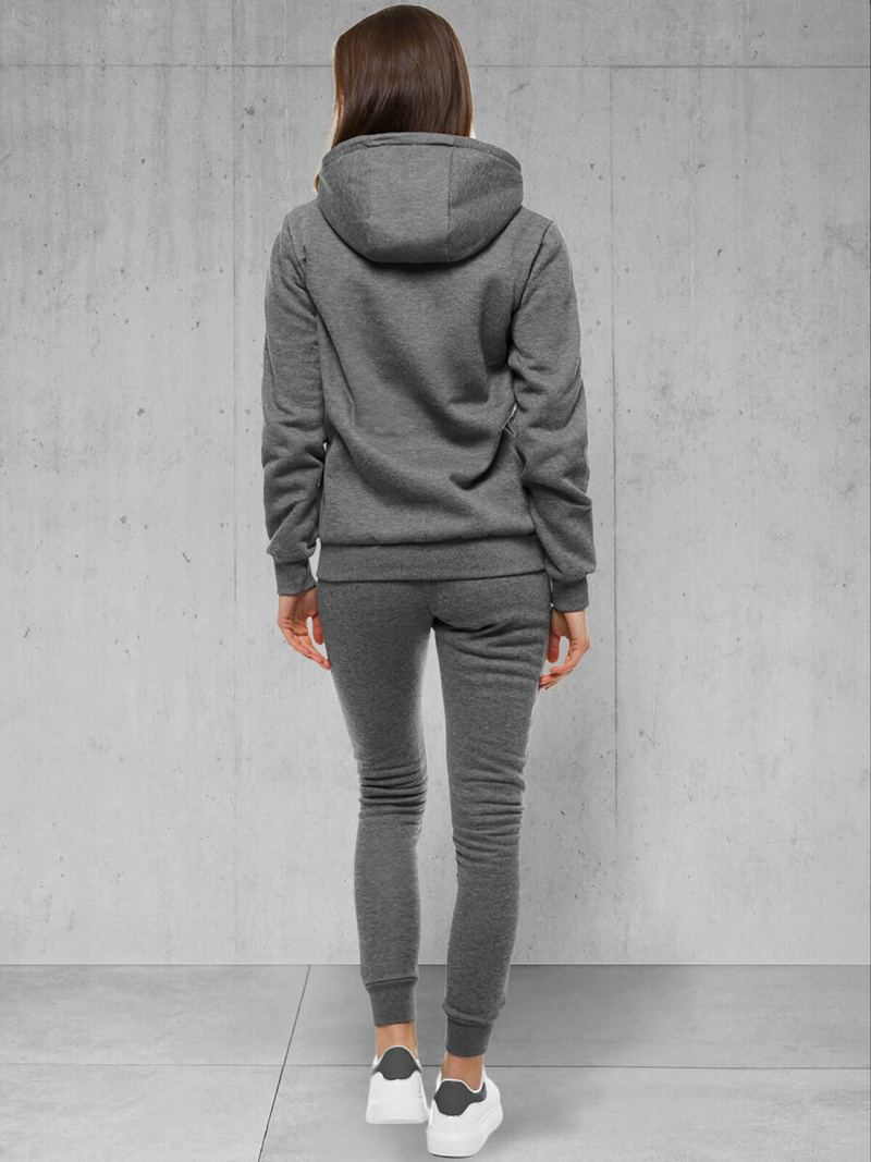 Γυναικεία αθλητική φόρμα γραφίτη OZONEE 18