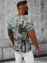 Ανδρικό μπλουζάκι Γκρί OZONEE JS/8T967